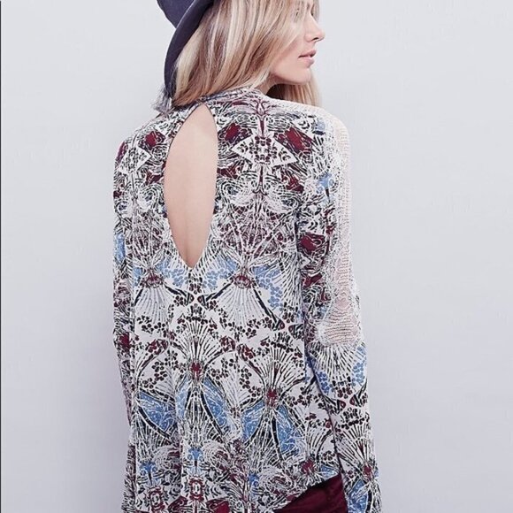 Free People 'New World' Jersey Nouveau Top - Picture 3 of 8